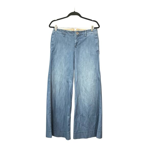 Level 99 Blue Flare & Wide Leg Jeans Y2K Vintage - Picture 1 of 3